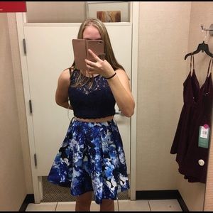 2 piece homecoming dress